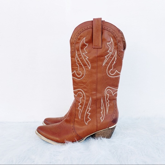 NWOT VERY VOLATILE Raspy Western Cowboy Boots 10 - Picture 6 of 14